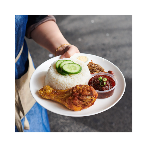 Malaysian Fried Chicken Nasi Lemak